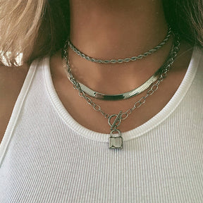 Urbanti Stainless Steel Reni Rope Choker / Necklace