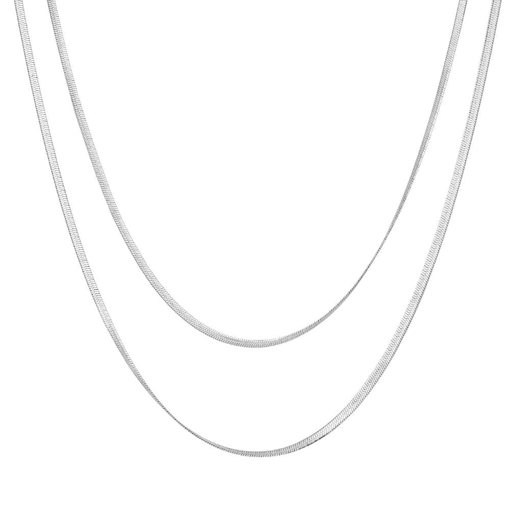 Urbanti Stainless Steel Rio Layered Necklace