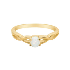 Urbanti Stainless Steel Rita Opal Ring