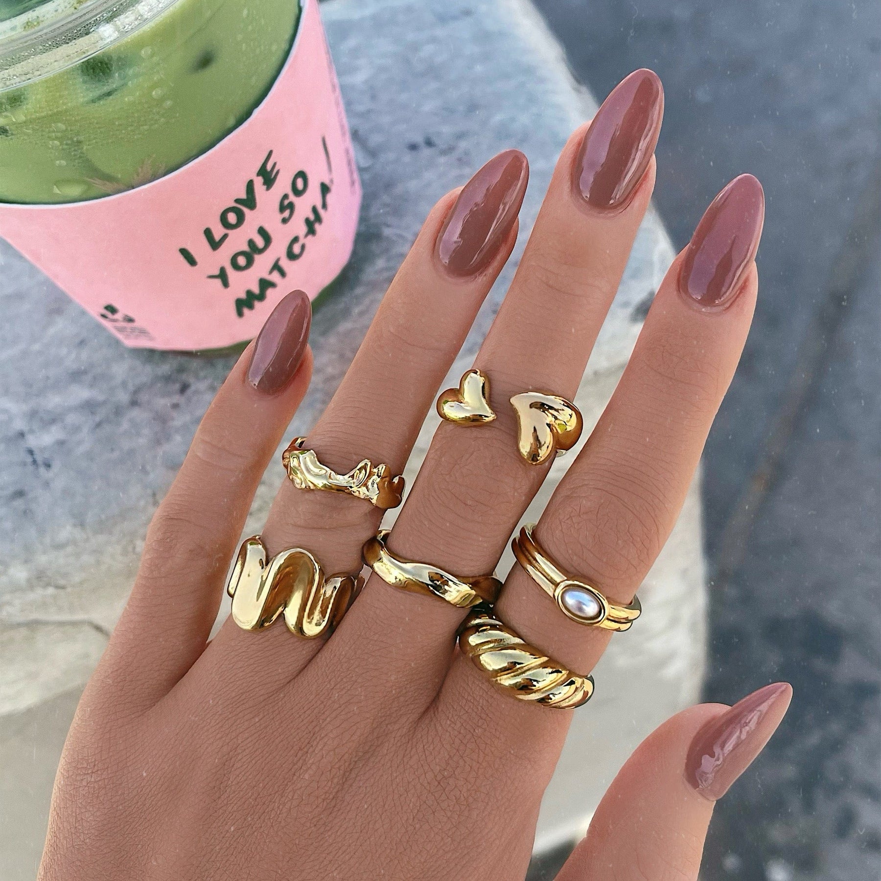 Urbanti Stainless Steel Romance Ring