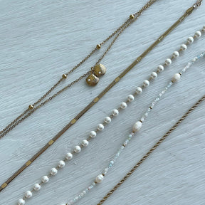 Urbanti Stainless Steel Rosie Pearl Anklet