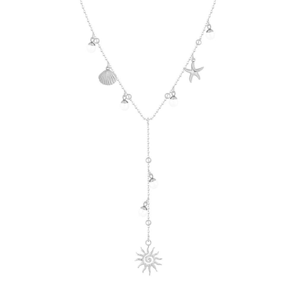 Urbanti Stainless Steel Roxana Lariat Necklace