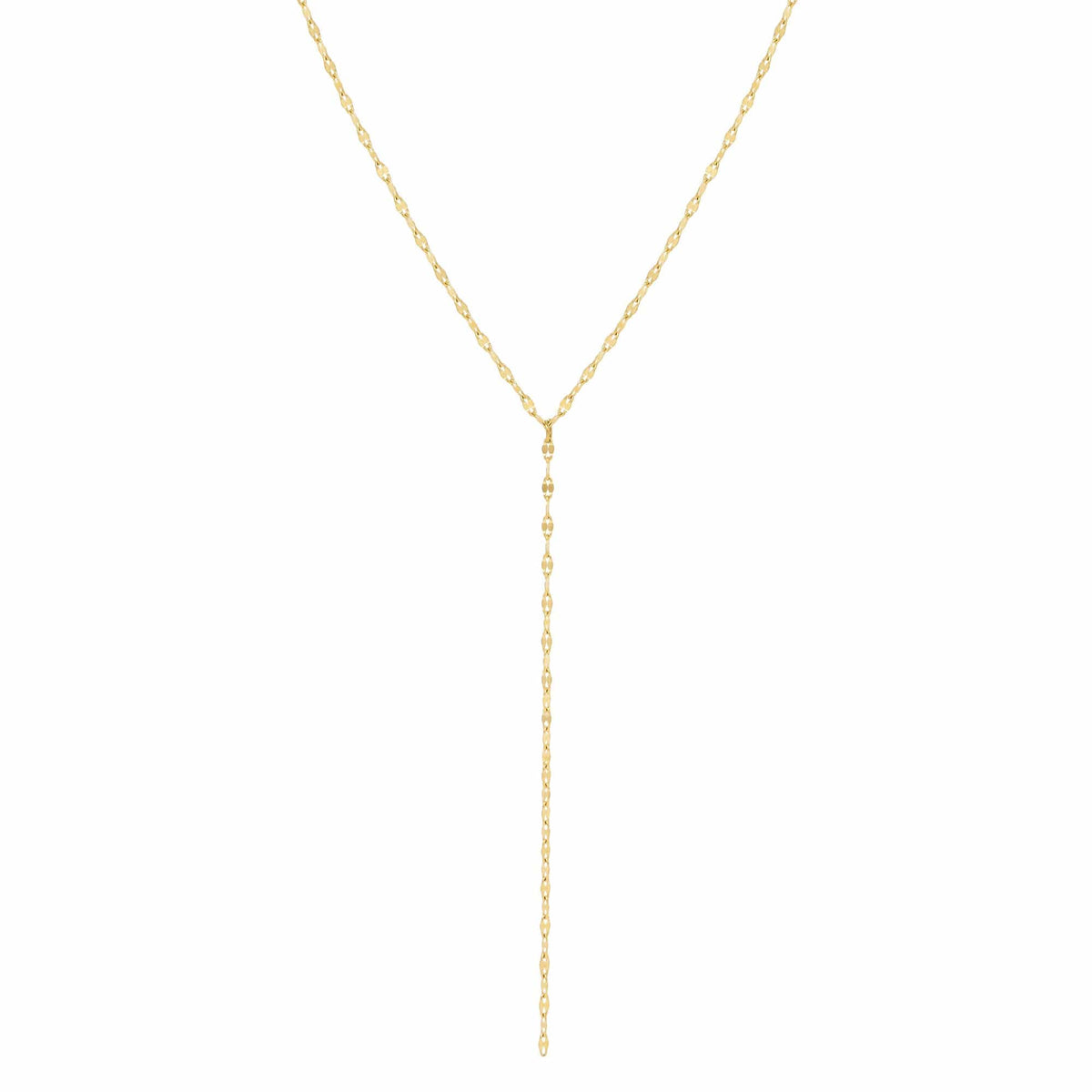 Urbanti Stainless Steel Ruby Lariat Necklace