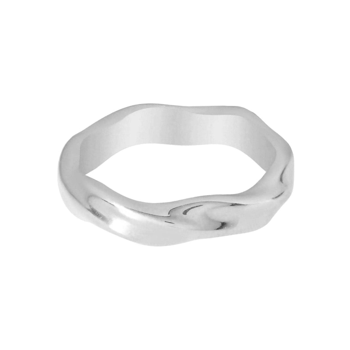 Urbanti Stainless Steel Sage Ring Silver / US 5 / UK J / EUR 49 (x small)