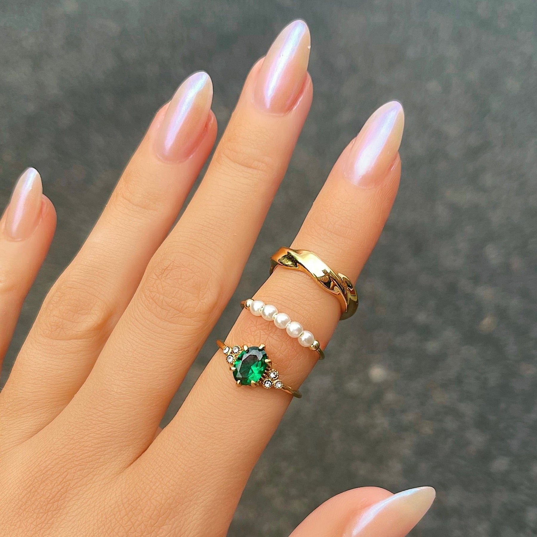 Urbanti Stainless Steel Sage Ring