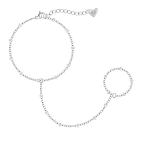 Urbanti Stainless Steel Saint Hand Chain Bracelet