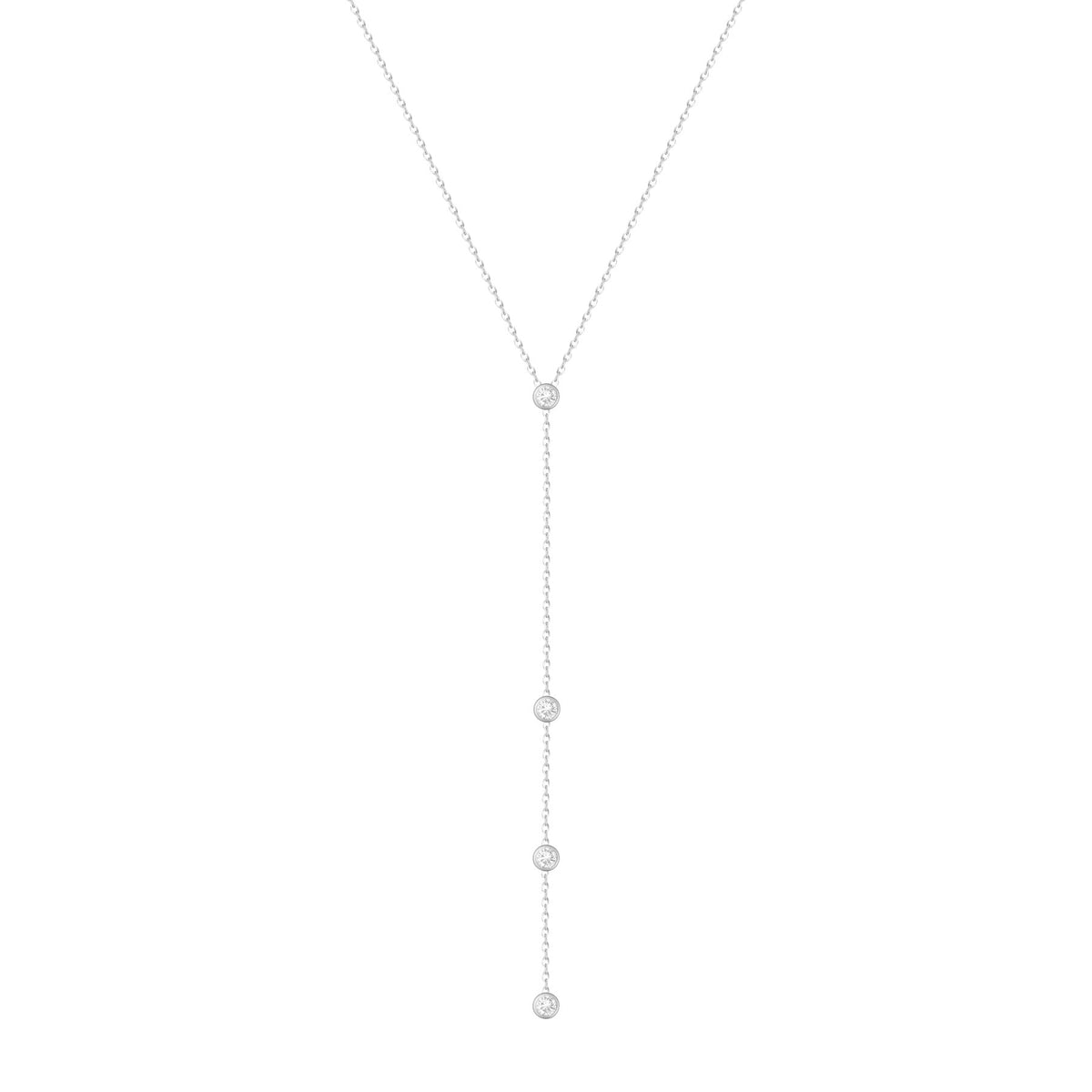 Urbanti Stainless Steel Sammie Lariat Necklace