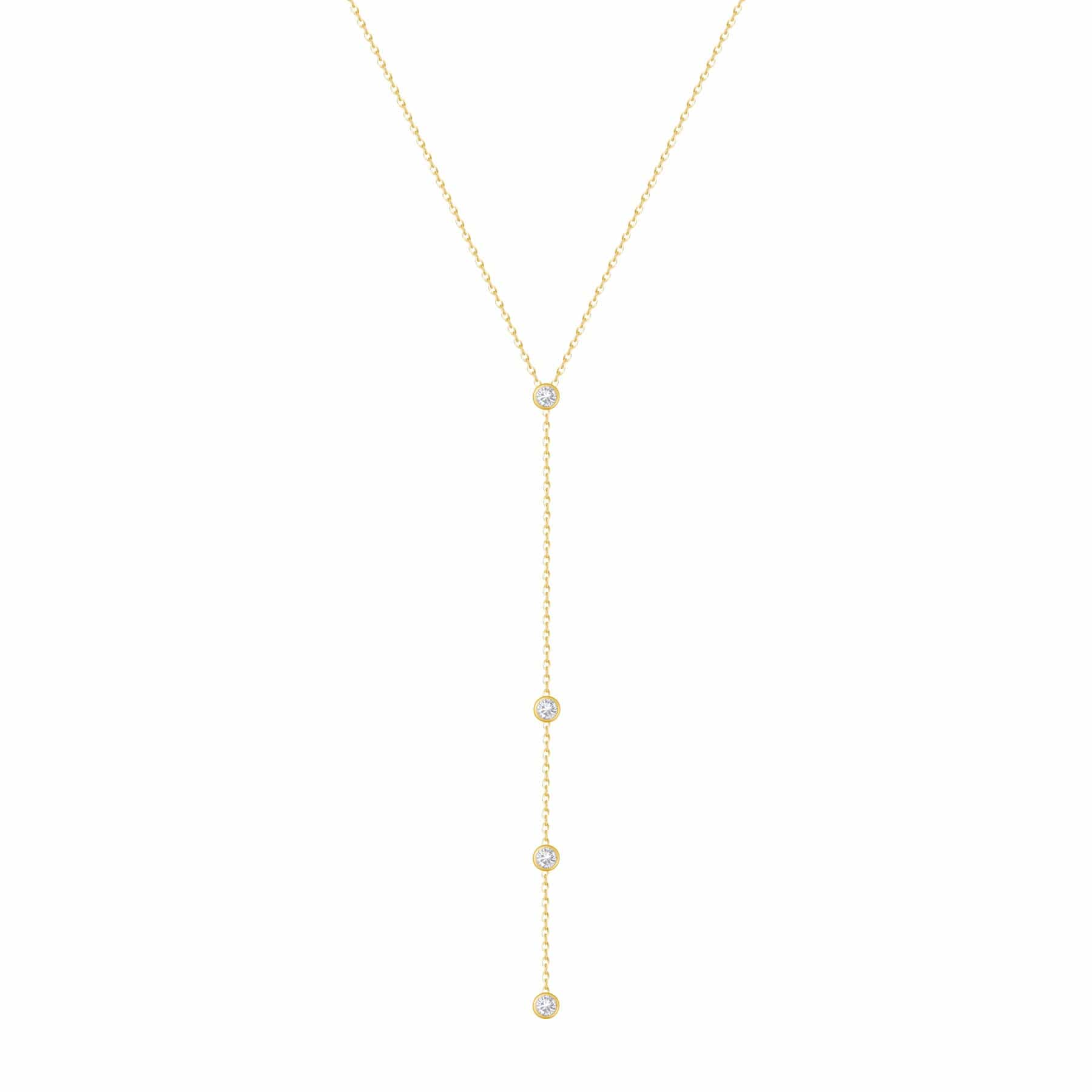 Urbanti Stainless Steel Sammie Lariat Necklace