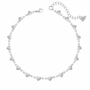 Urbanti Stainless Steel Santorini Heart Anklet