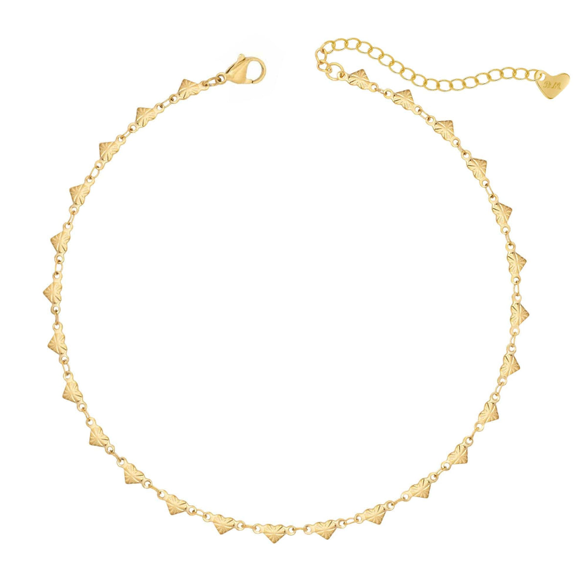 Urbanti Stainless Steel Santorini Heart Choker