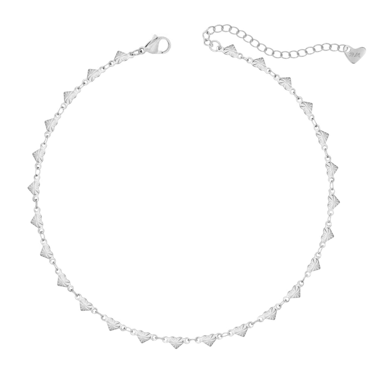 Urbanti Stainless Steel Santorini Heart Choker