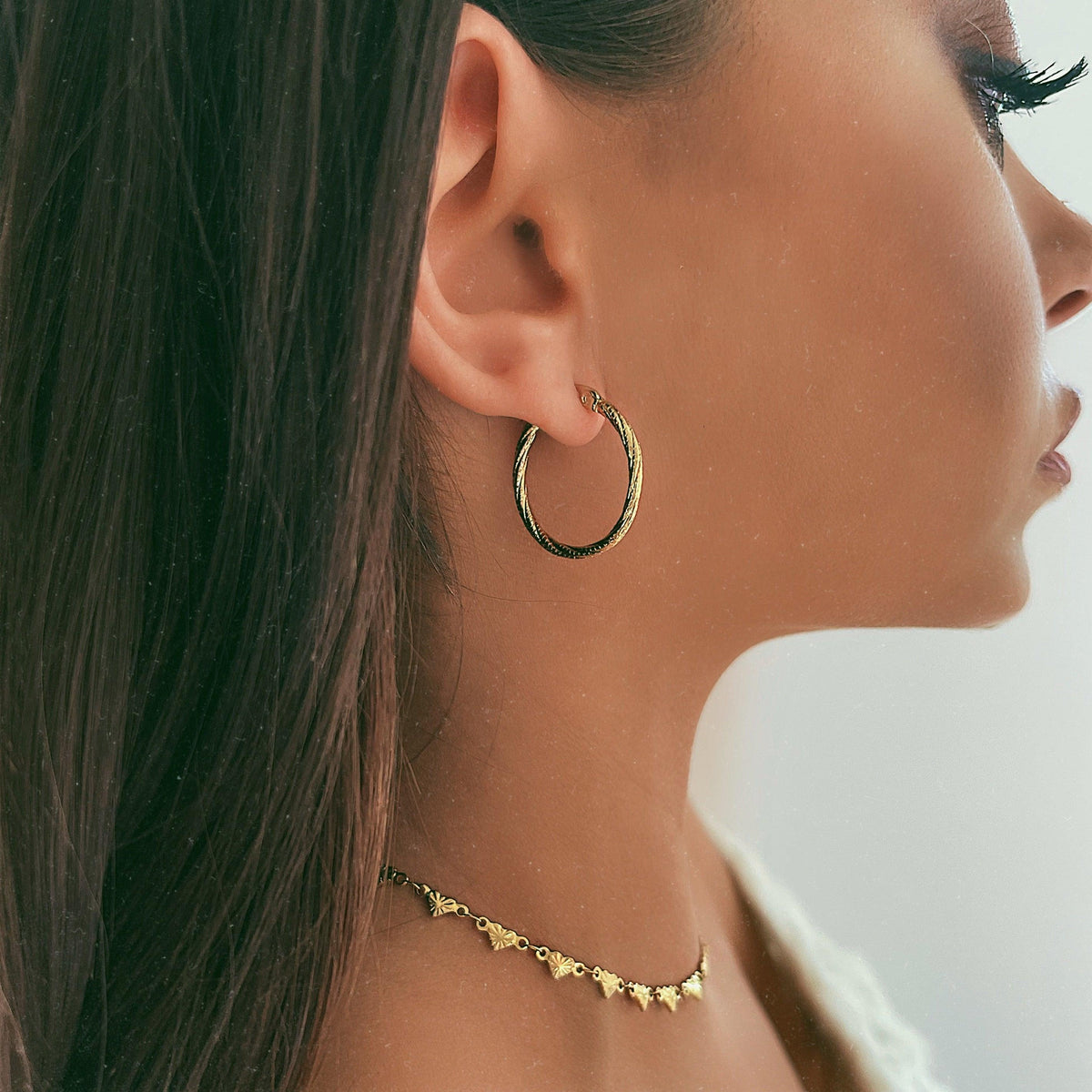 Urbanti Stainless Steel Santorini Heart Choker