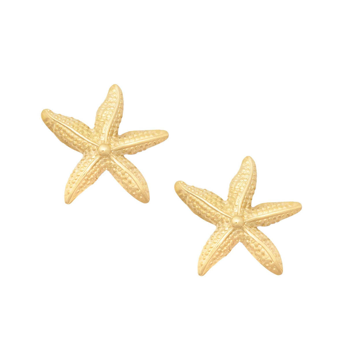 Urbanti Stainless Steel Sea Star Stud Earrings