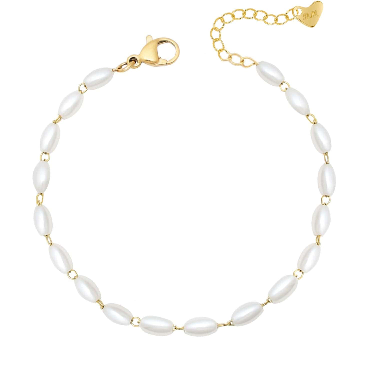Urbanti Stainless Steel Serenade Pearl Bracelet