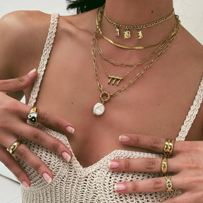 Urbanti Stainless Steel Sicily Pearl Necklace