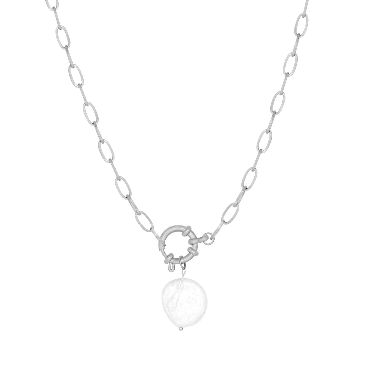 Urbanti Stainless Steel Sicily Pearl Necklace