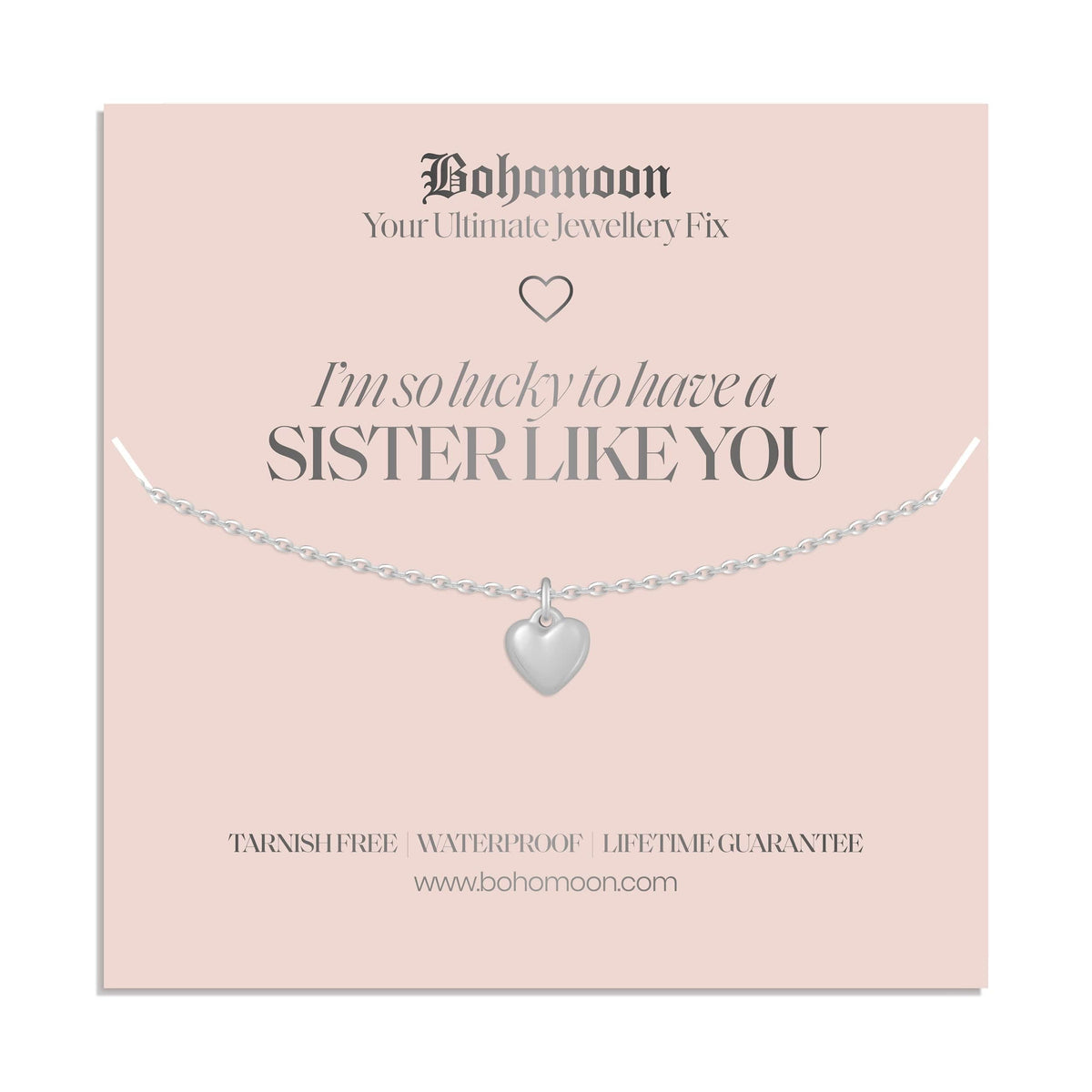 Urbanti Stainless Steel Sister Necklace