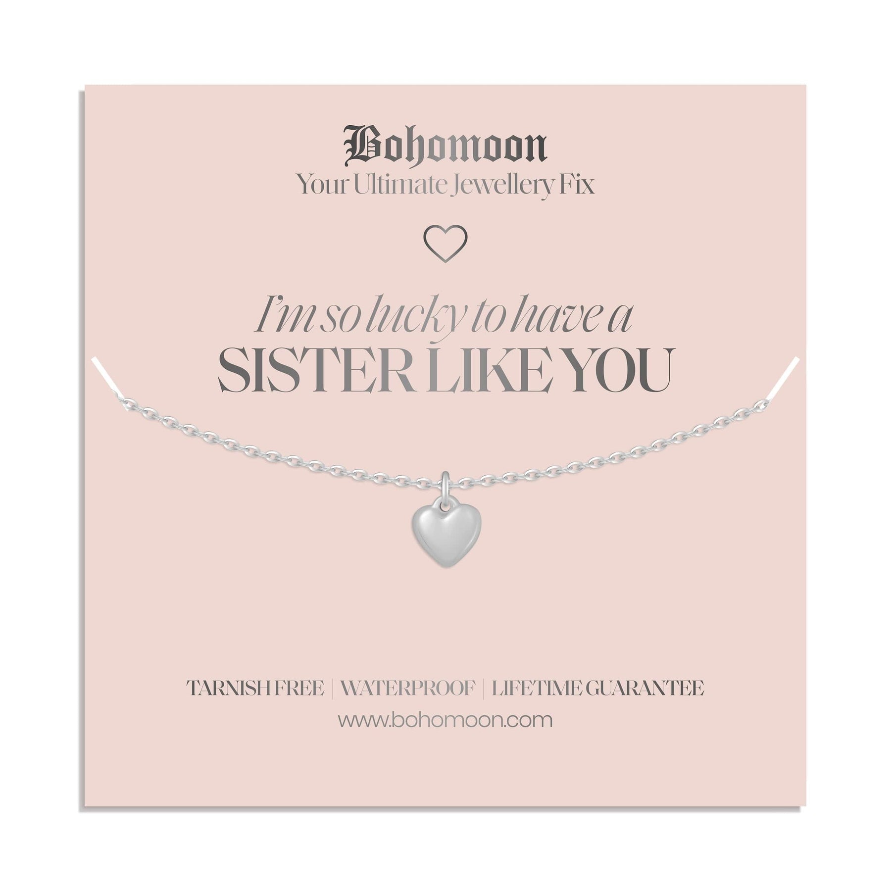 Urbanti Stainless Steel Sister Necklace