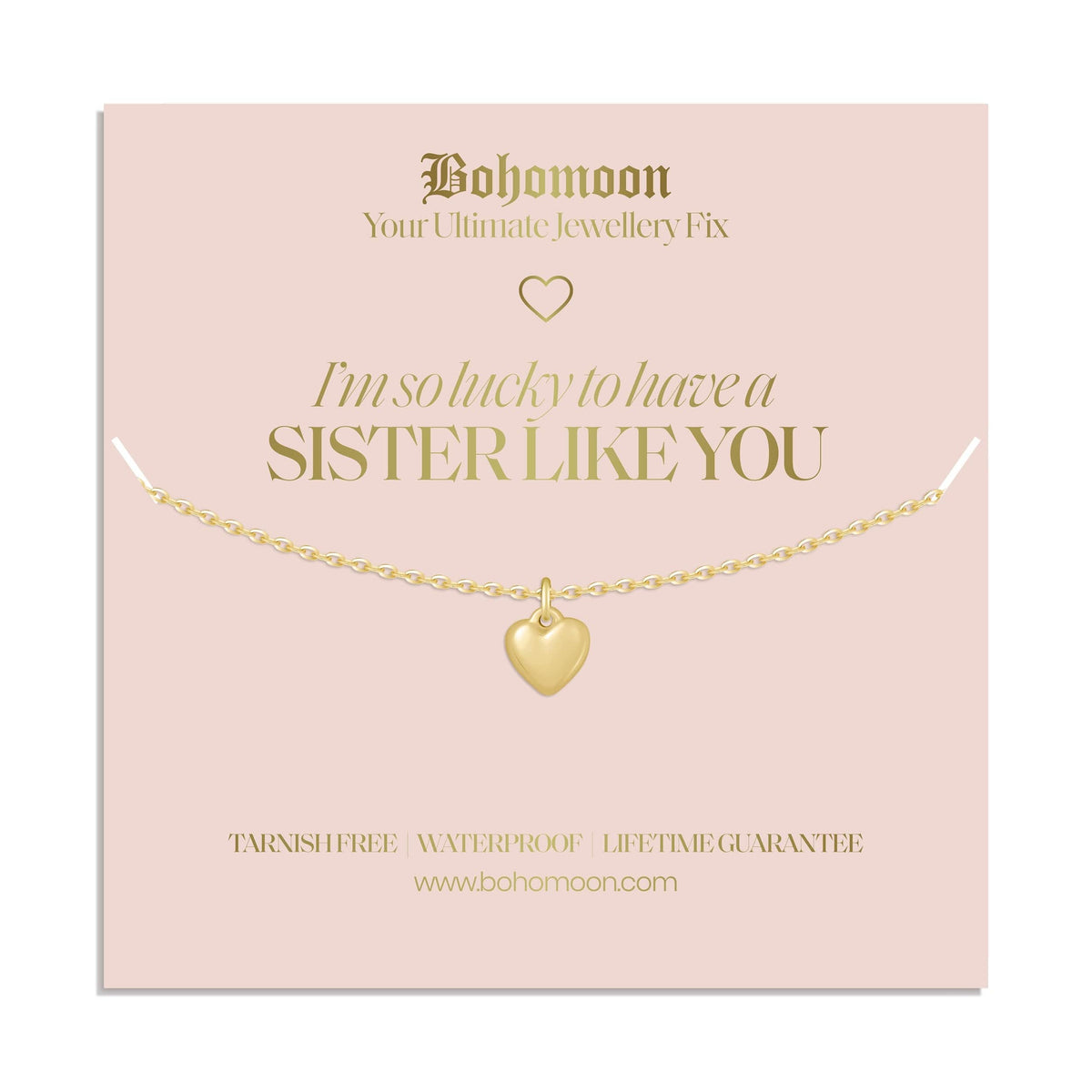 Urbanti Stainless Steel Sister Necklace