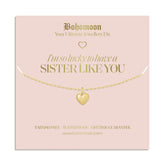 Urbanti Stainless Steel Sister Necklace