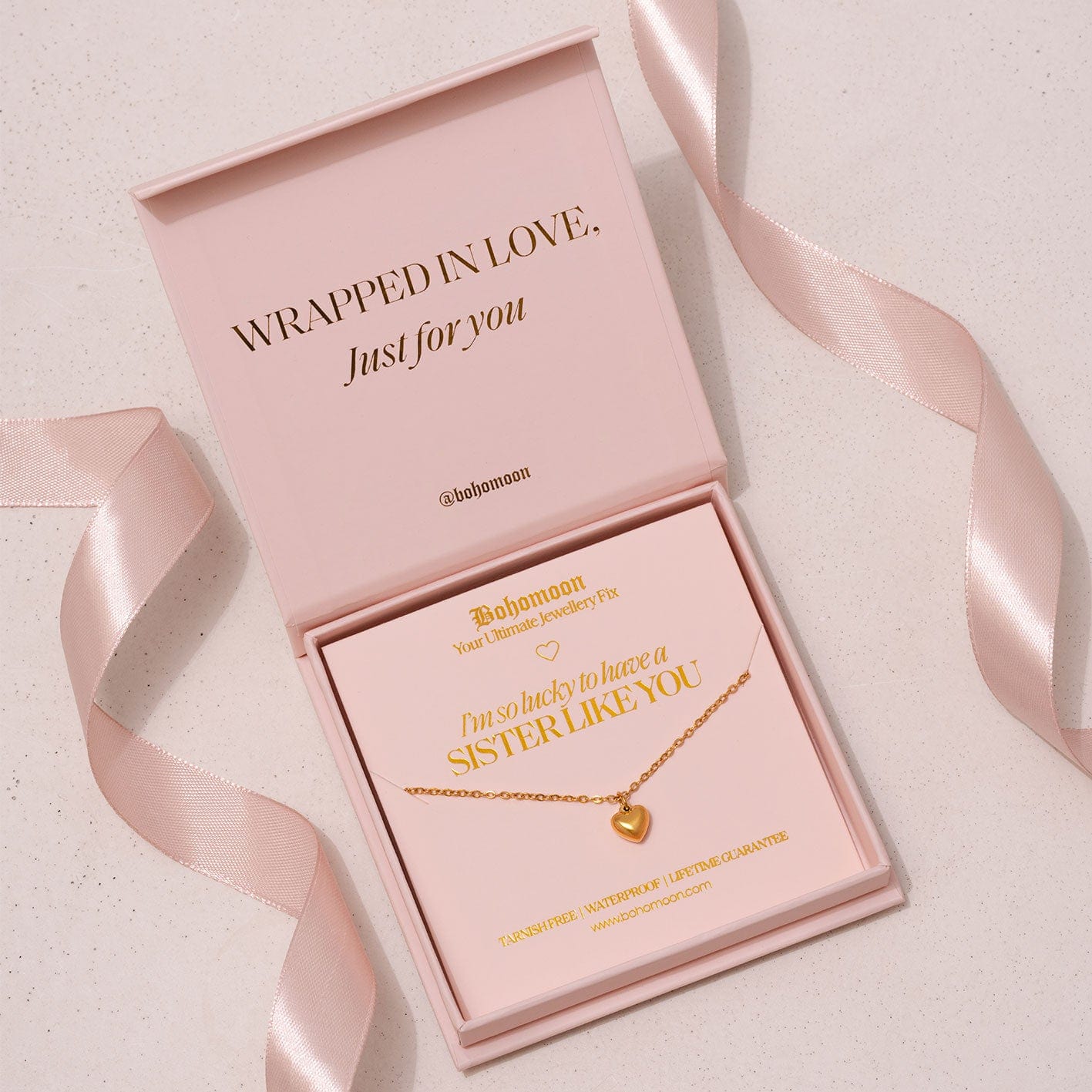 Urbanti Stainless Steel Sister Necklace