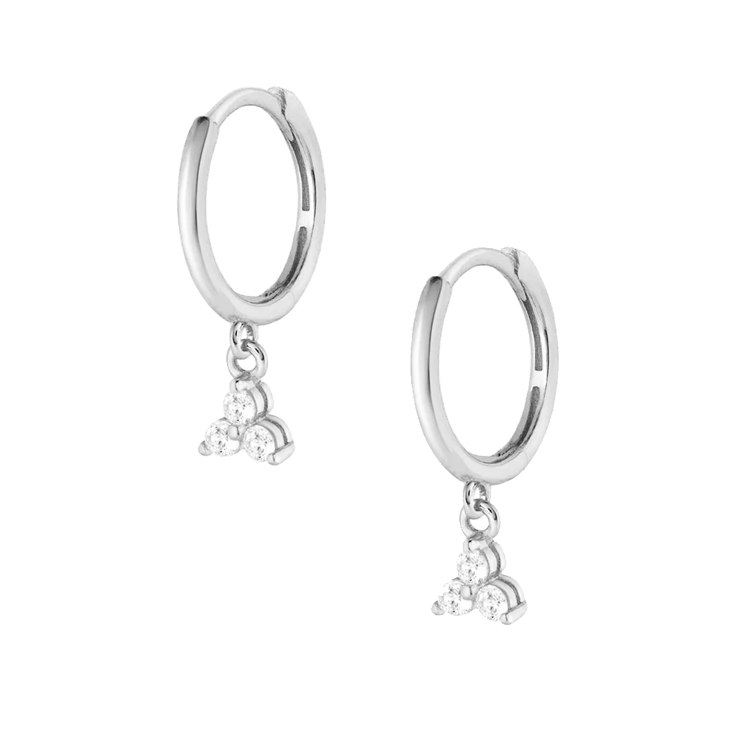 Urbanti Stainless Steel Skyler Hoop Earrings