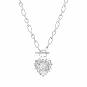 Urbanti Stainless Steel Smitten TBar Necklace
