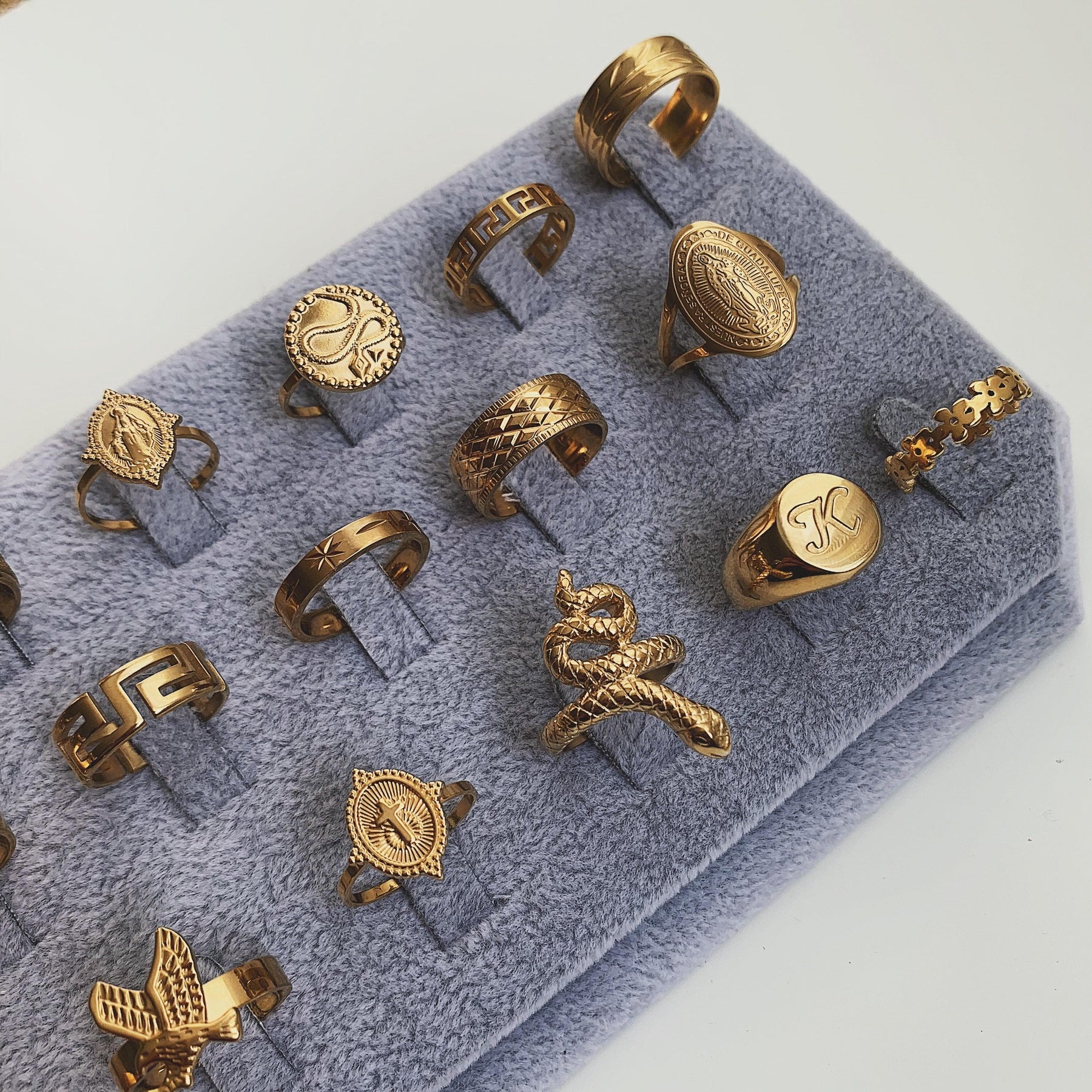 Urbanti Stainless Steel Snake Charmer Ring