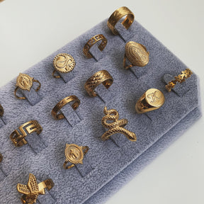 Urbanti Stainless Steel Snake Charmer Ring