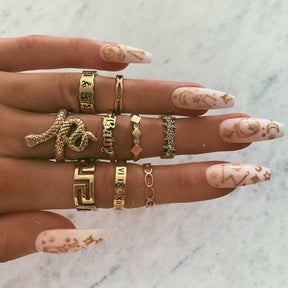 Urbanti Stainless Steel Snake Charmer Ring