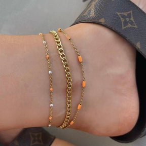 Urbanti Stainless Steel Soda Anklet