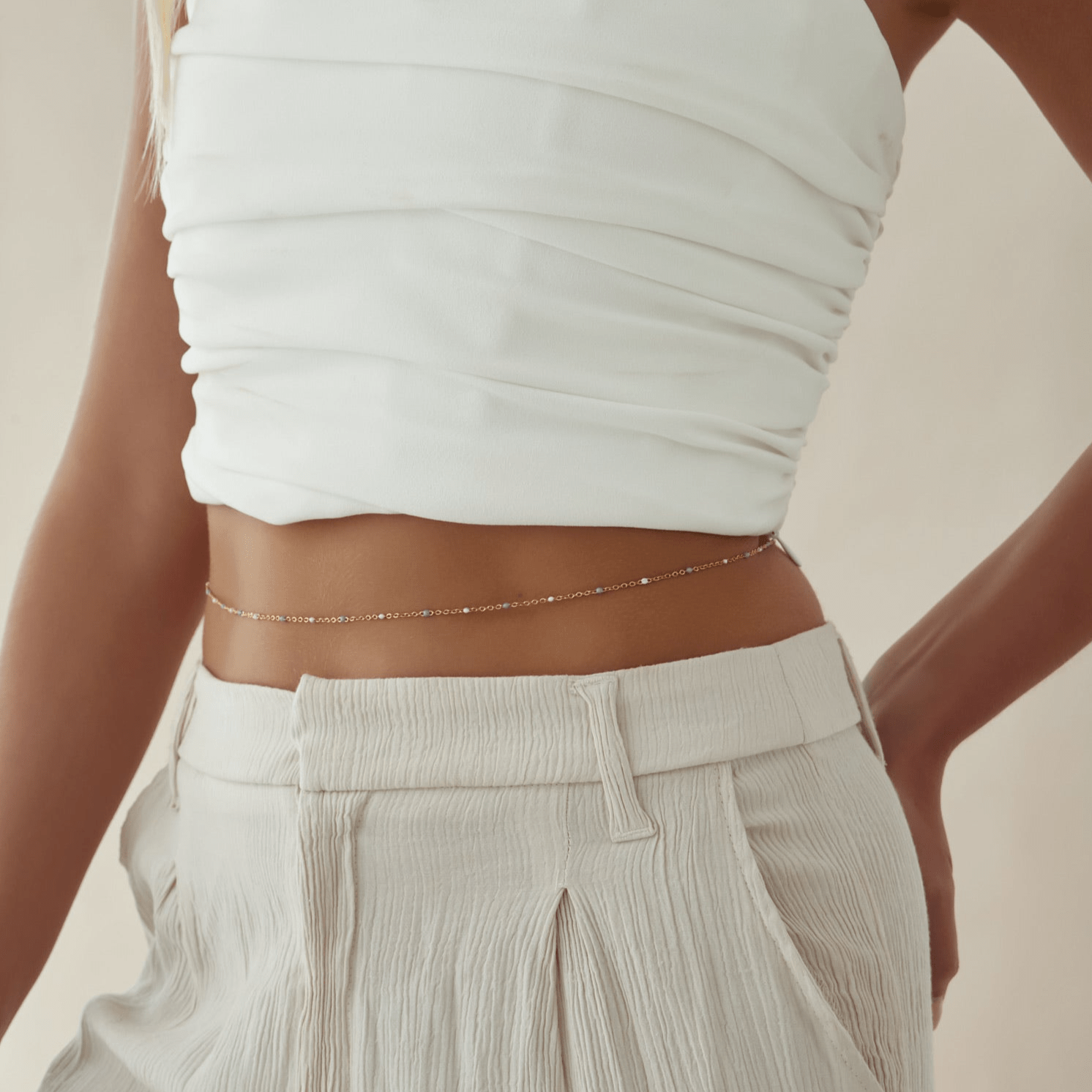 Urbanti Stainless Steel Soda Belly Chain