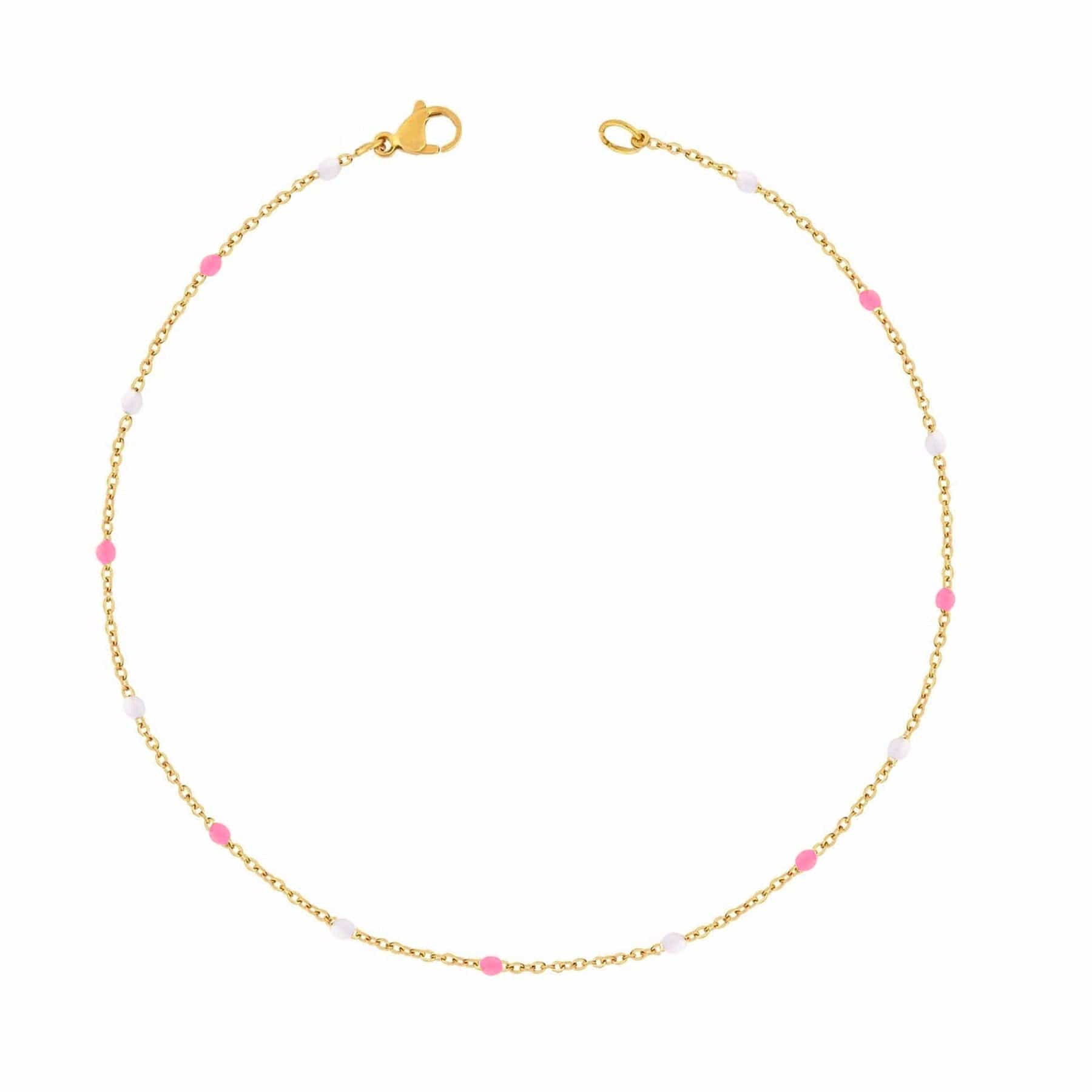 Urbanti Stainless Steel Soda Bracelet Gold / Pink / Small