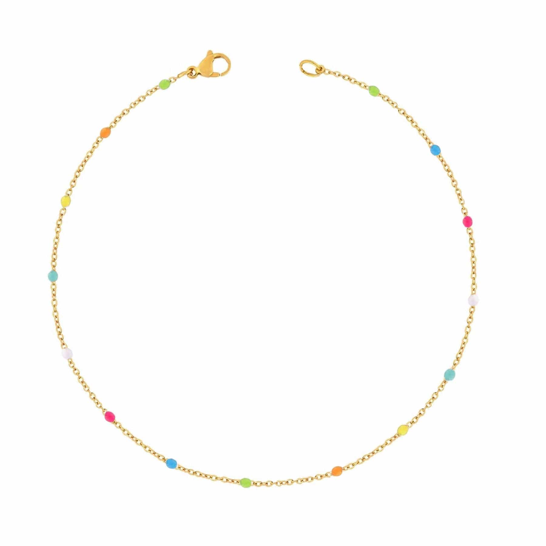 Urbanti Stainless Steel Soda Bracelet Gold / Multi / Small