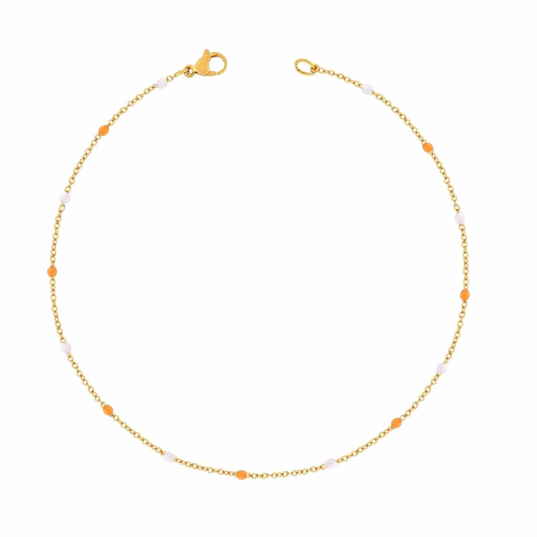 Urbanti Stainless Steel Soda Bracelet Gold / Orange / Small