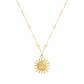 Urbanti Stainless Steel Solar Sun Necklace