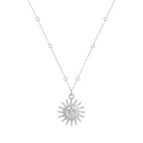 Urbanti Stainless Steel Solar Sun Necklace