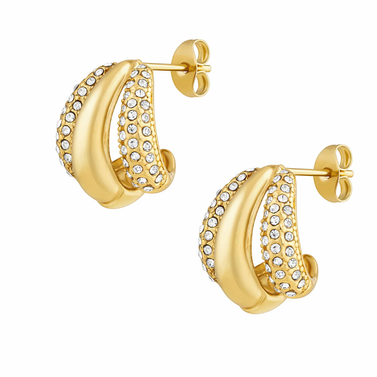 Urbanti Stainless Steel Sonny Hoop Earrings