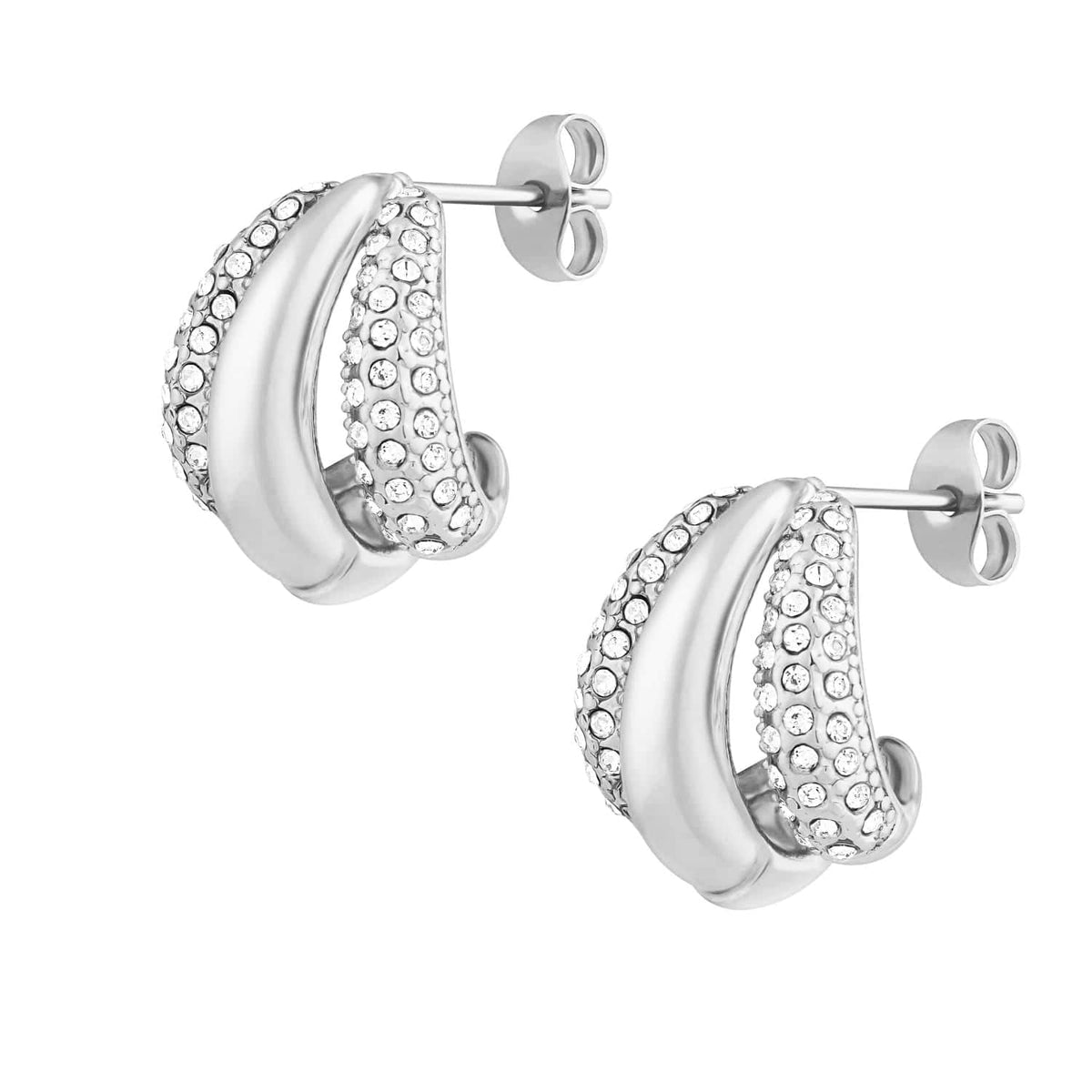 Urbanti Stainless Steel Sonny Hoop Earrings