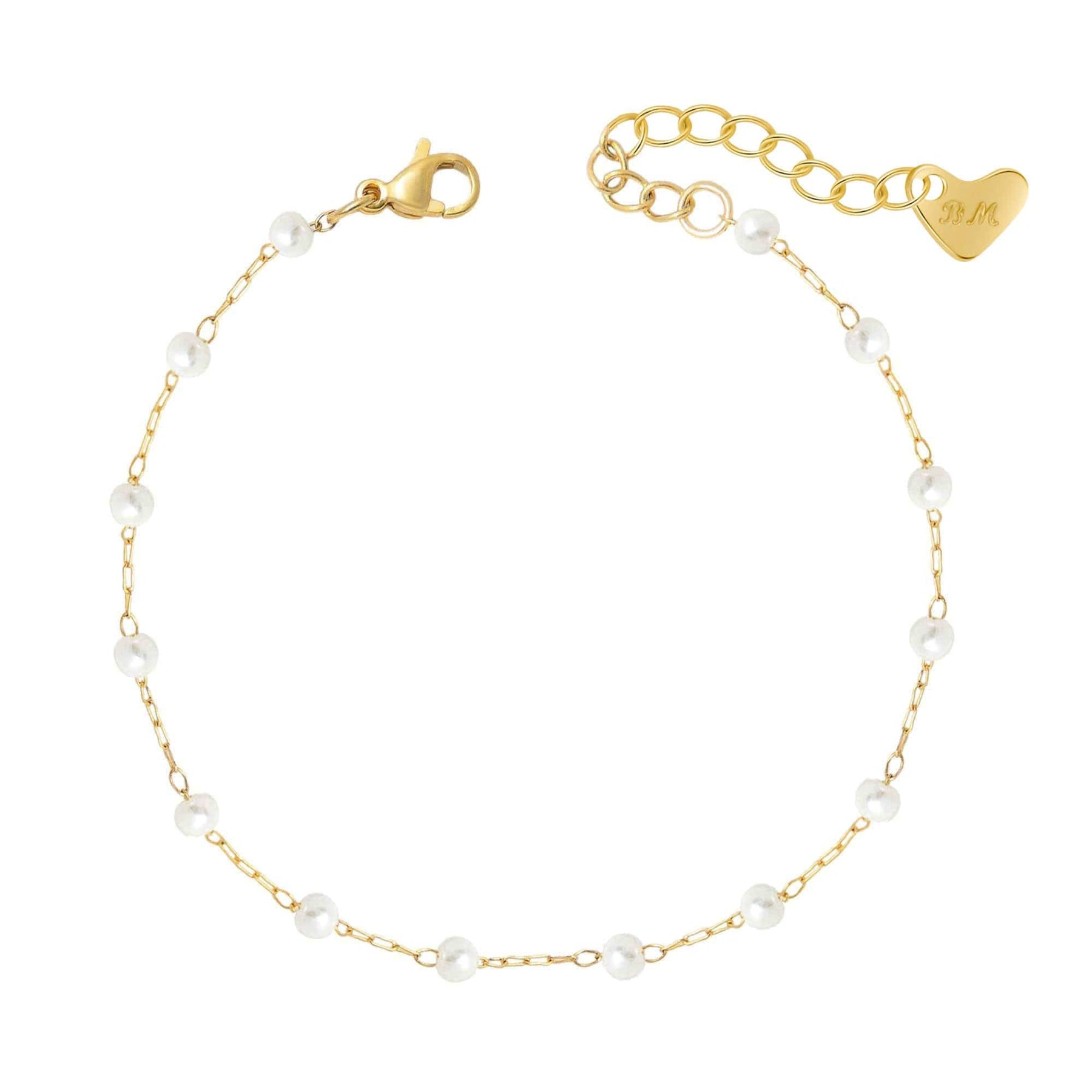 Urbanti Stainless Steel Spencer Pearl Bracelet