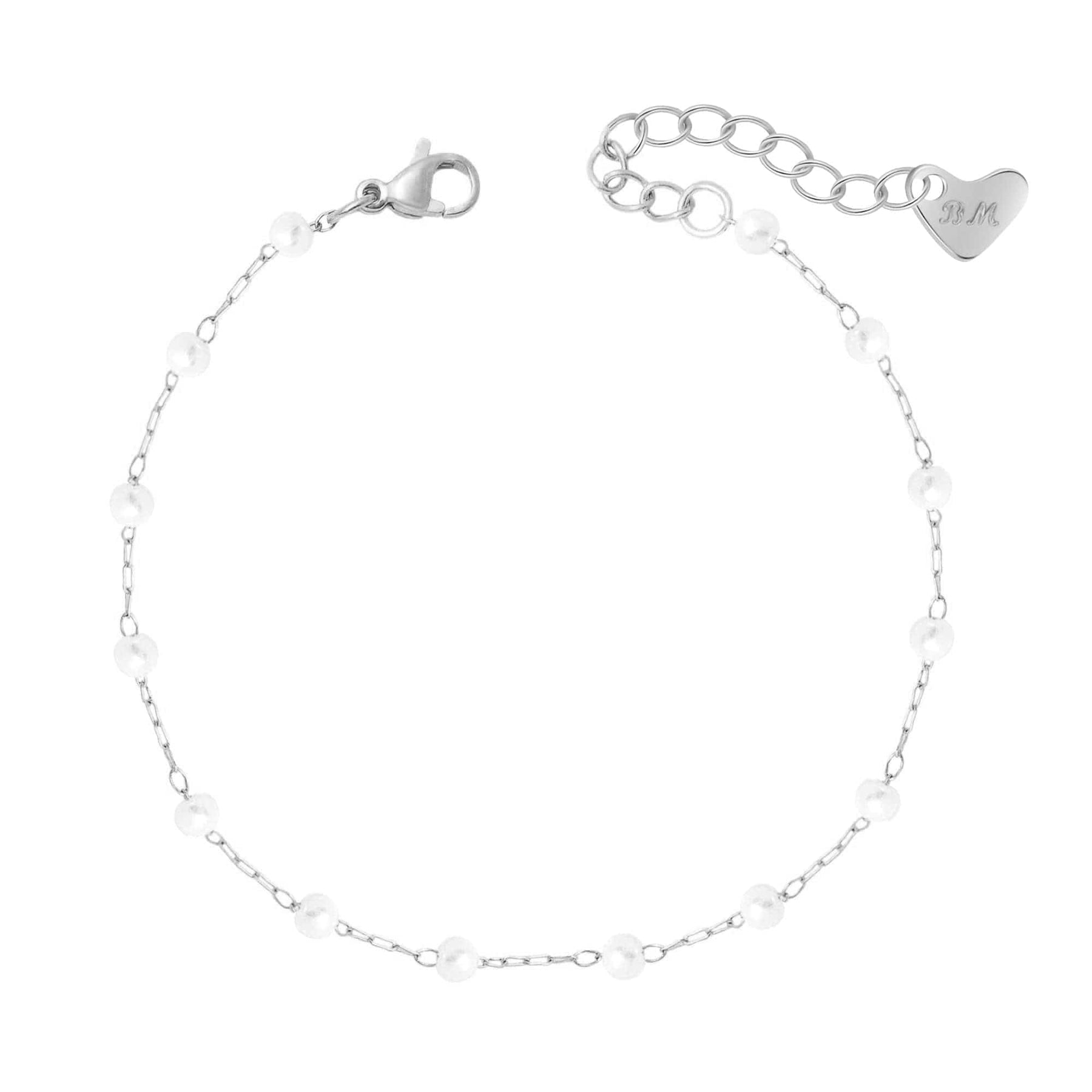 Urbanti Stainless Steel Spencer Pearl Bracelet