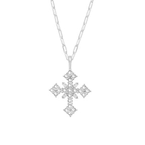 Urbanti Stainless Steel St Lucia Cross Necklace