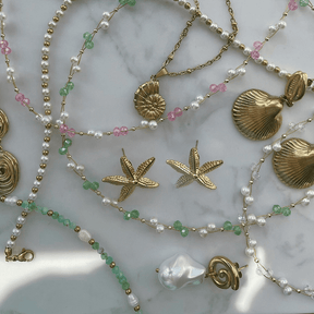 Urbanti Stainless Steel Starfish Stud Earrings