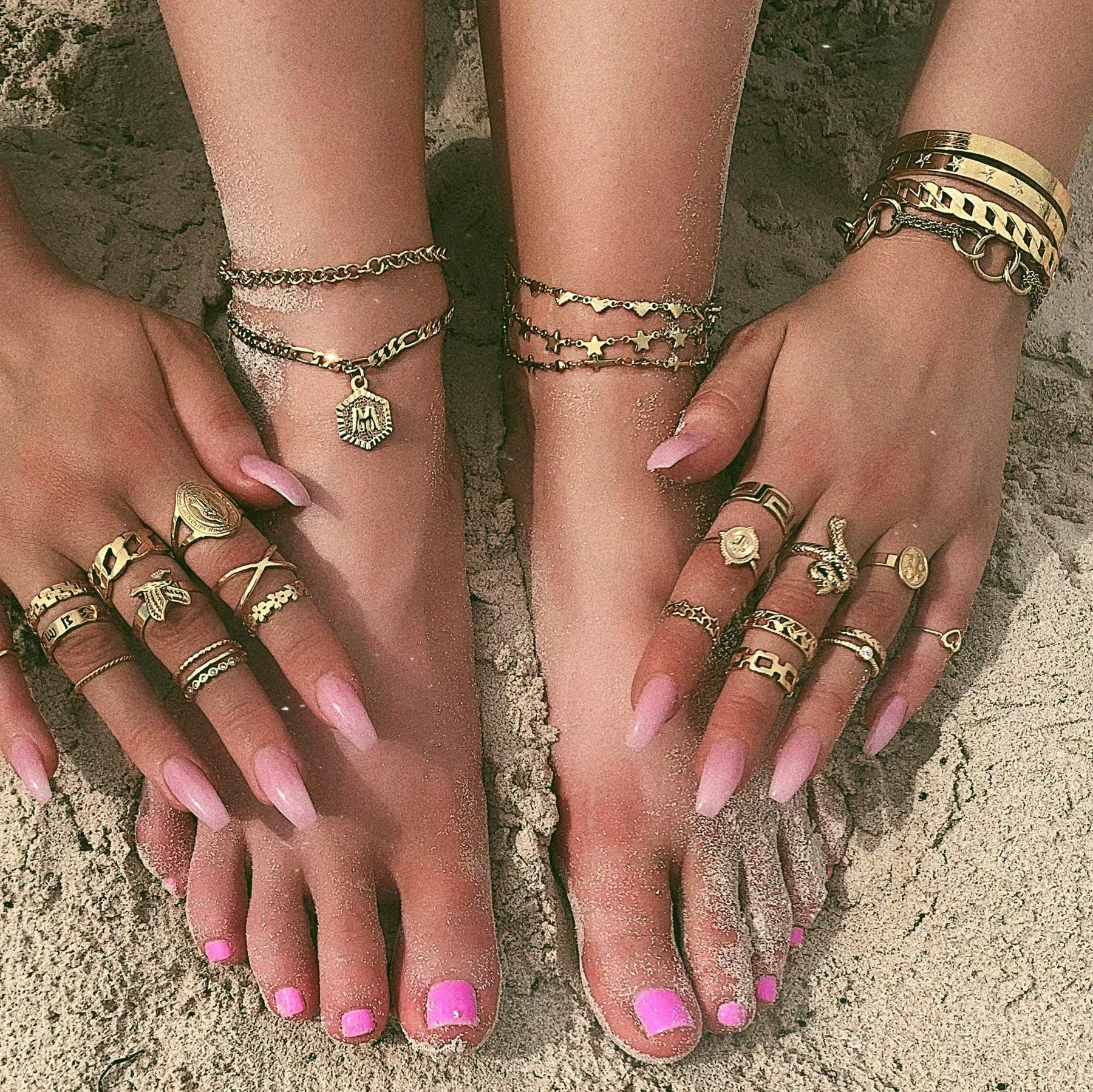 Urbanti Stainless Steel Stargirl Anklet