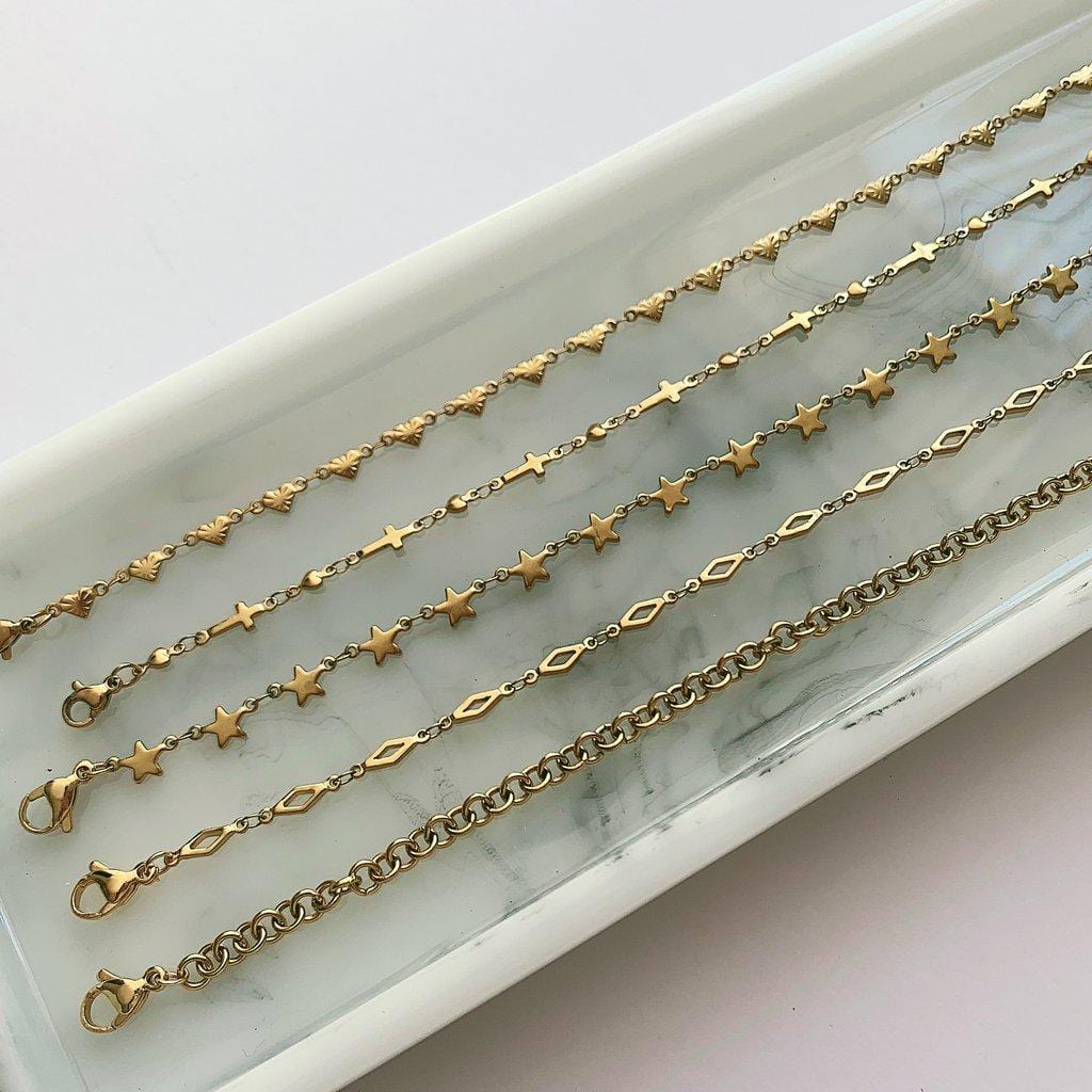 Urbanti Stainless Steel Stargirl Anklet