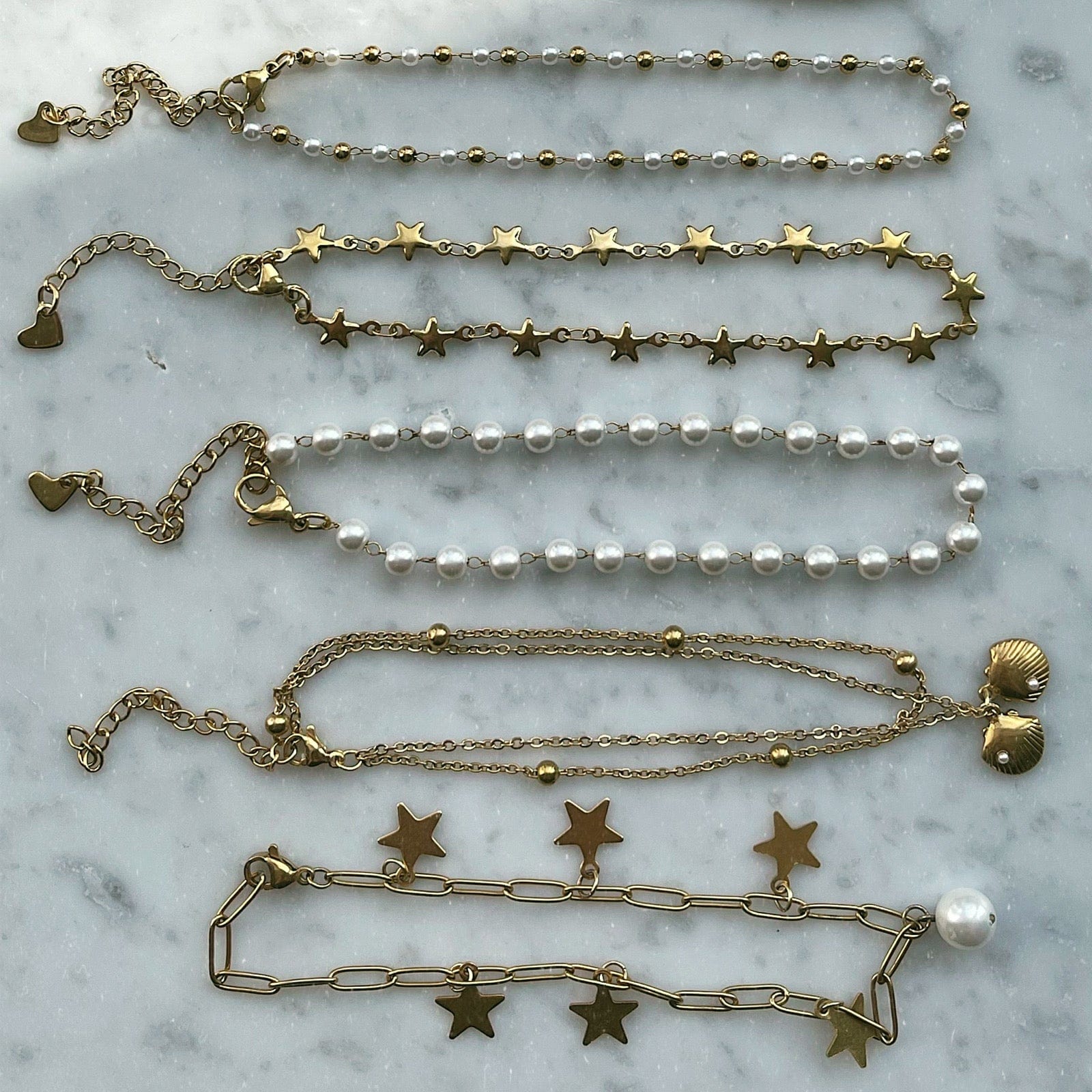 Urbanti Stainless Steel Stargirl Anklet