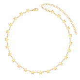 Urbanti Stainless Steel Stargirl Choker Gold