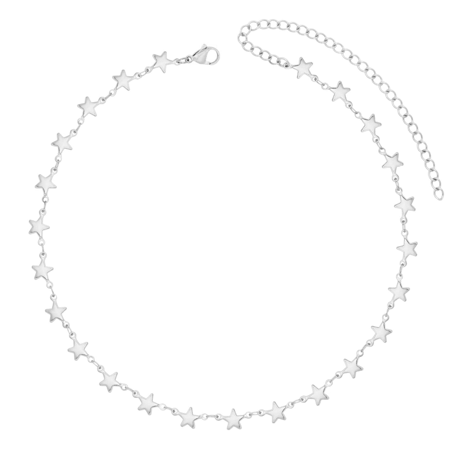 Urbanti Stainless Steel Stargirl Choker Silver