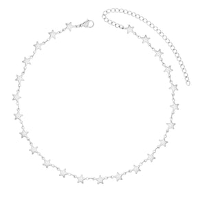 Urbanti Stainless Steel Stargirl Choker Silver