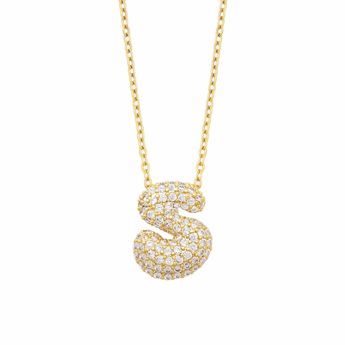 Urbanti Stainless Steel Starry Night Initial Necklace